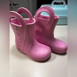 Crocs rain boots
